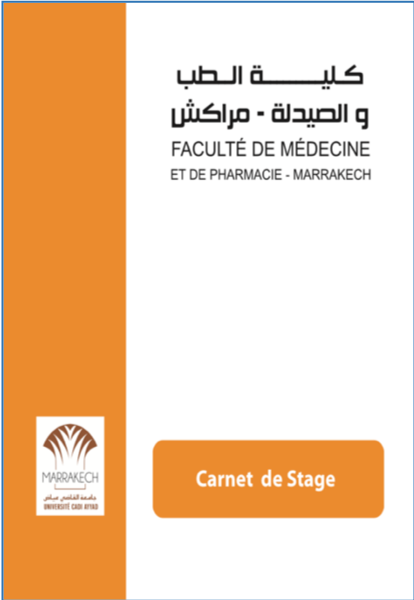 Couverture — Carnet de Stage — Externat Médical