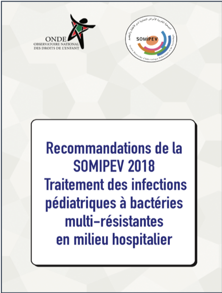 Couverture — Recommandations SOMIPEV : Traitement des infections pédiatriques à bactéries multi-résistantes (BMR) en milieu hospitalier