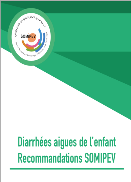 Couverture — Diarrhées aiguës de l'enfant — Recommandations pratiques SOMIPEV
