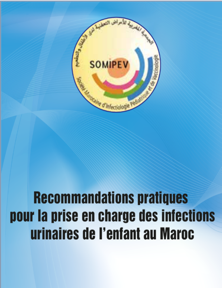 Couverture — Recommandations pratiques pour la prise en charge des infections urinaires de l'enfant au Maroc